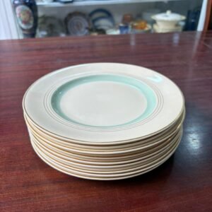 Juego de 9 platos de postre ingleses johnson bros