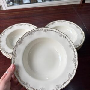Juego de 12 platos hondos ingleses