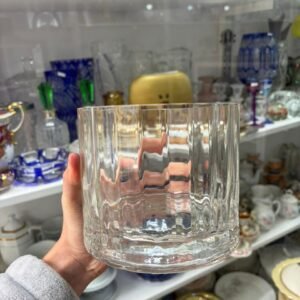 Set de hielera con 5 vasos de cristal ideal para whisky