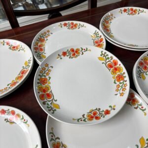 Juego de 12 platos playos