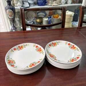 Juego de 12 platos de postre