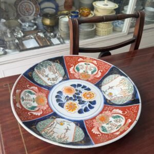 Plato muy grande o fuente porcelana oriental