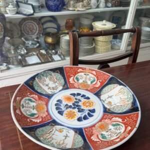 Plato muy grande o fuente porcelana oriental