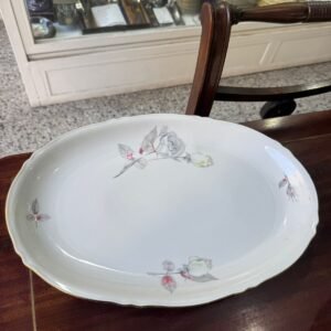 Fuente oval grande porcelana verbano