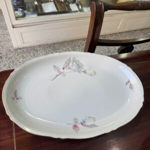 Fuente oval grande porcelana verbano