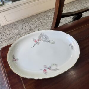 Fuente oval porcelana verbano