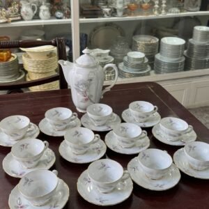 Juego de café para 12 personas porcelana verbano