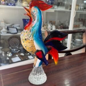 Gallo de cristal de murano