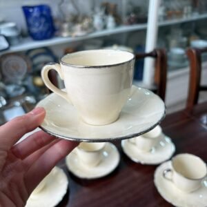 Juego de 6 dúos de café ingleses ALFRED MEAKIN