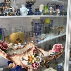 Centro de mesa muy antiguo italiano CAPODIMONTE