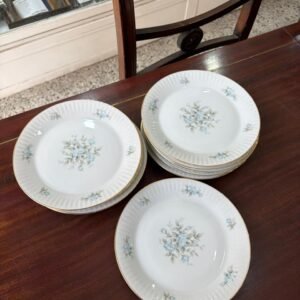 Juego de 12 platos de postre porcelana tsuji