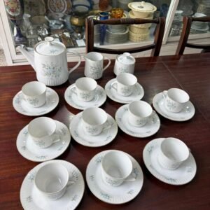 Juego de té porcelana tsuji para 10 personas