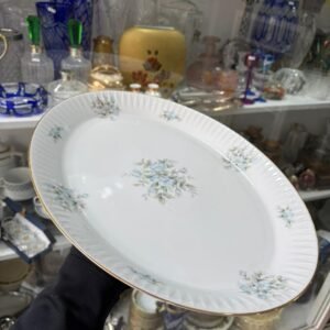 Fuente oval porcelana tsuji