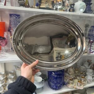 Fuente oval platería