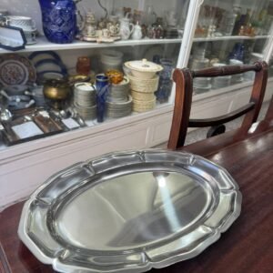 Fuente oval platería