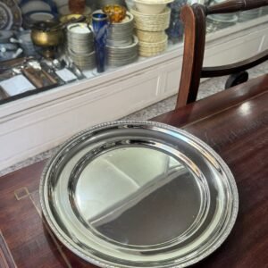 Fuente redonda platería
