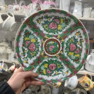 Plato porcelana oriental pintado a mano
