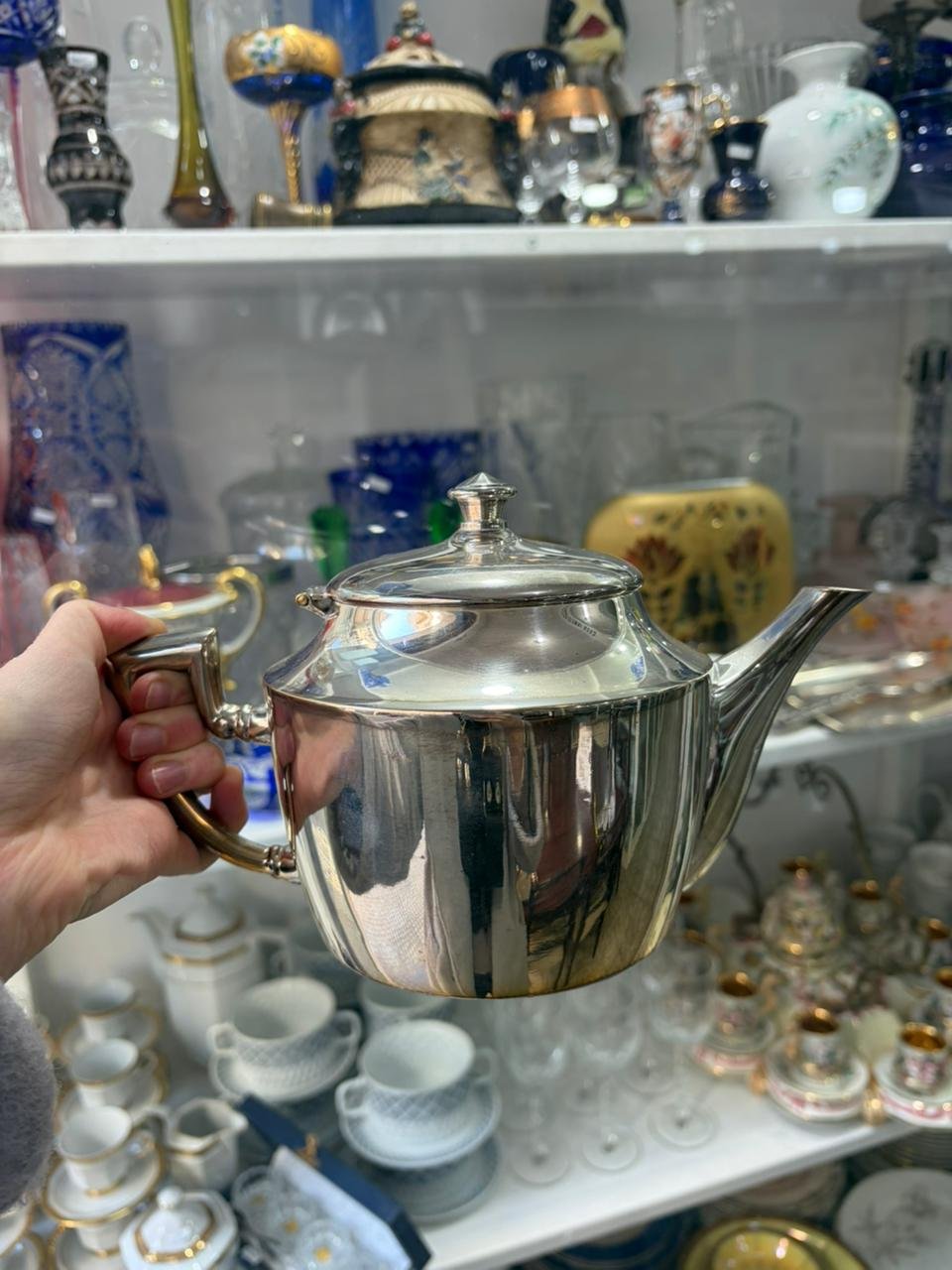 Servicio de té y café platería - Imagen 5