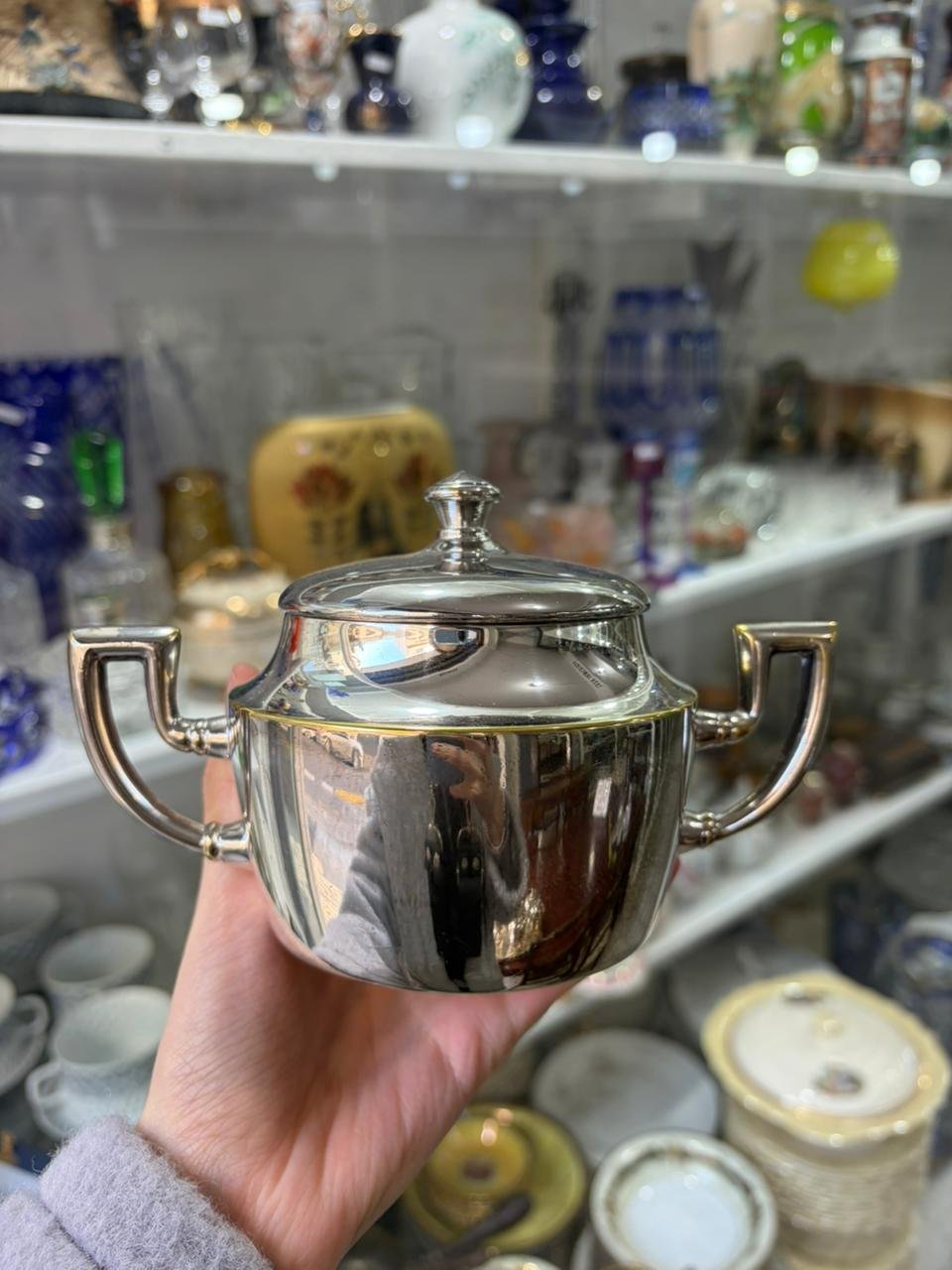 Servicio de té y café platería - Imagen 4