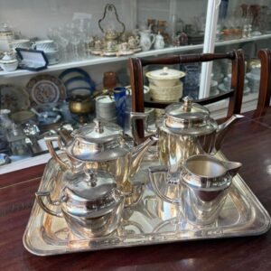 Servicio de té y café platería