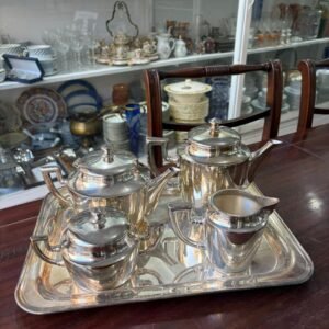 Servicio de té y café platería