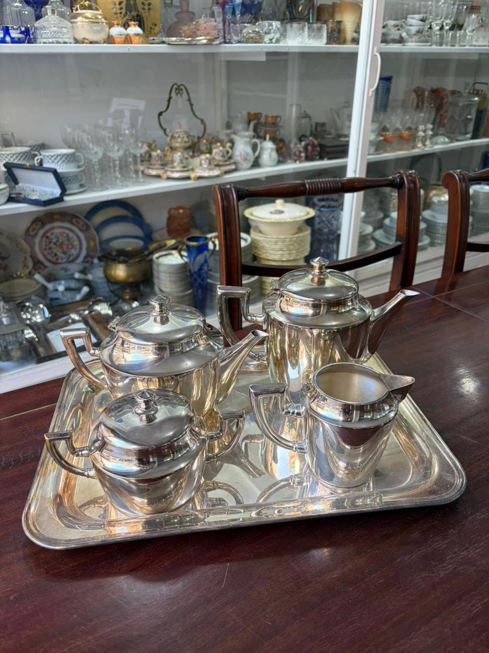 Servicio de té y café platería - Imagen 2