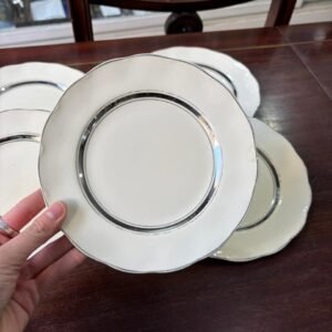 Set de 5 platos de postre ingleses