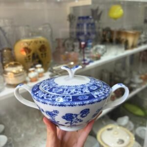 Azucarera porcelana tsuji old blue