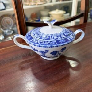 Azucarera porcelana tsuji old blue