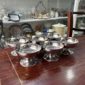 Juego de 6 copas metalicas