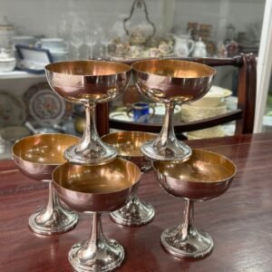 Juego de 6 copas metalicas alemanas