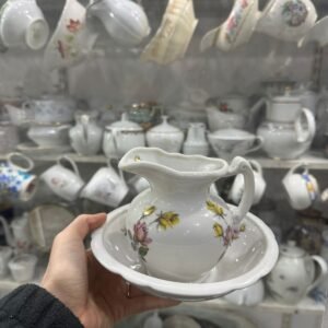 Jofaina con aguamanil petit de porcelana