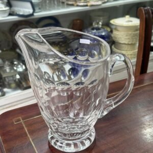 Jarra cristal tallado con pico vertedor
