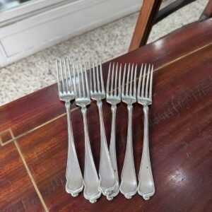 Juego de 6 tenedores para postre alemanes