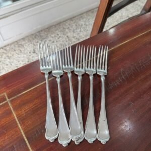 Juego de 6 tenedores para postre alemanes