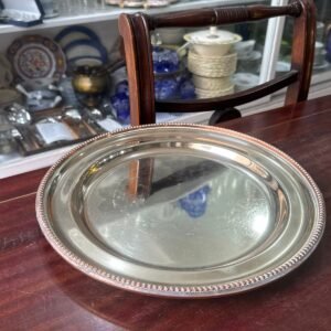 Fuente redonda platería