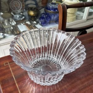 Florero, frutera, centro de mesa de cristal