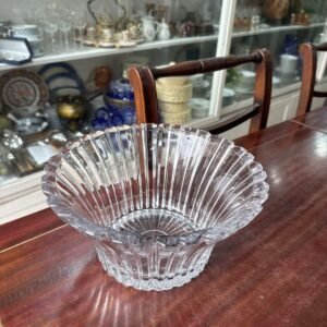 Florero, frutera, centro de mesa de cristal