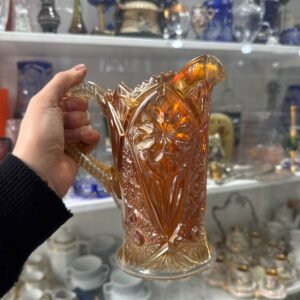Jarra mediana carnival glass