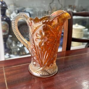 Jarra mediana carnival glass