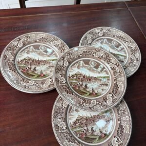 Juego de 12 platos playos ingleses johnson bros