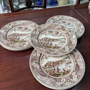 Juego de 12 platos playos ingleses johnson bros