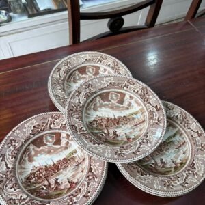 Juego de 10 platos hondos ingleses de colección johnson bros