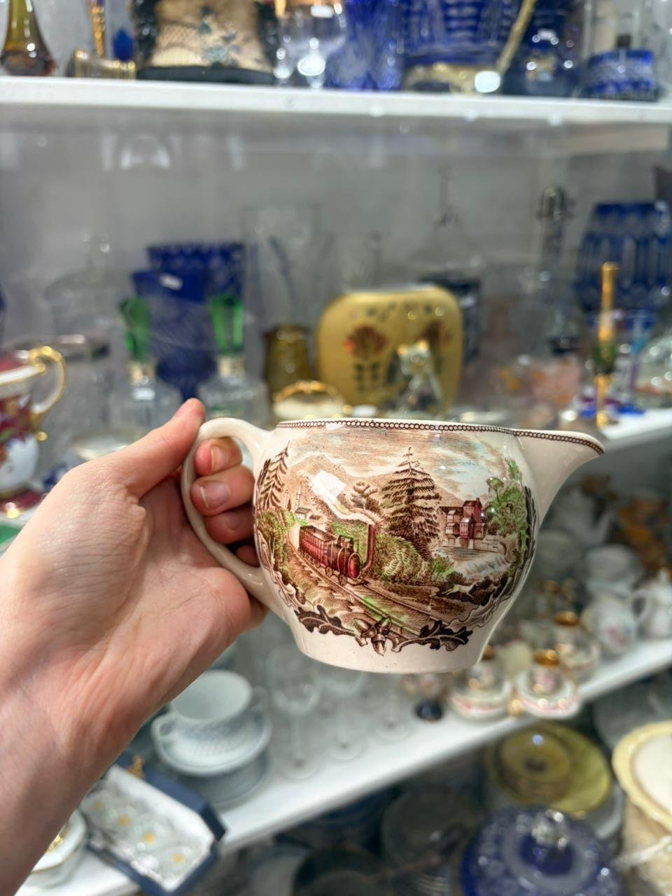 Lechera inglesa de colección johnson bros - Imagen 3