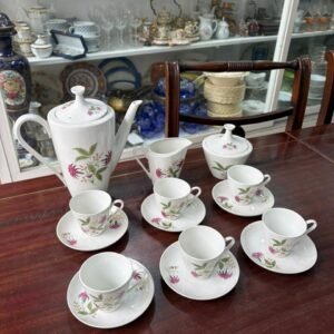 Juego de café de porcelana