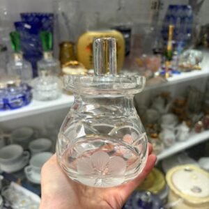 Dulcera de cristal tallado