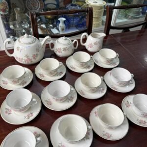 Juego de té flor de durazno hartford