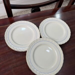 Set de 5 platos de postre ingleses