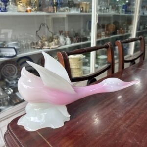 Pato de cristal de murano rosado