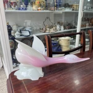 Pato de cristal de murano rosado